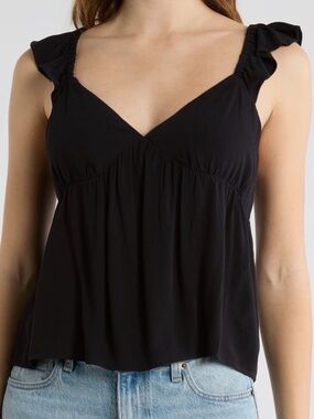 Abound Ruffle Strap V-Neck Tank Top